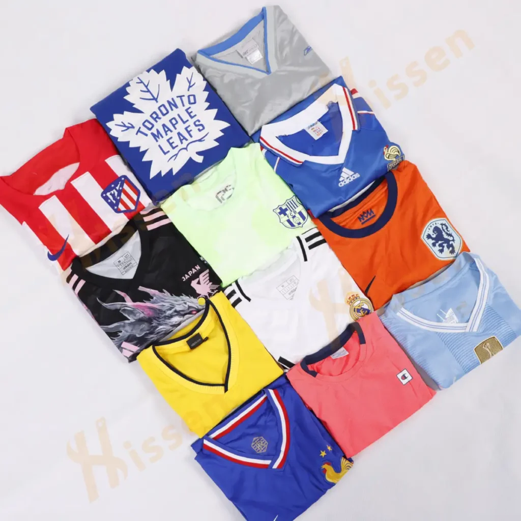 Camisetas de fútbol/deportivas de marca internacional de segunda mano